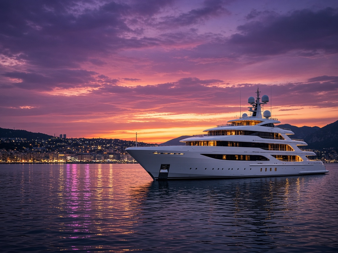 Yacht charter $250,000–$350,000 per week